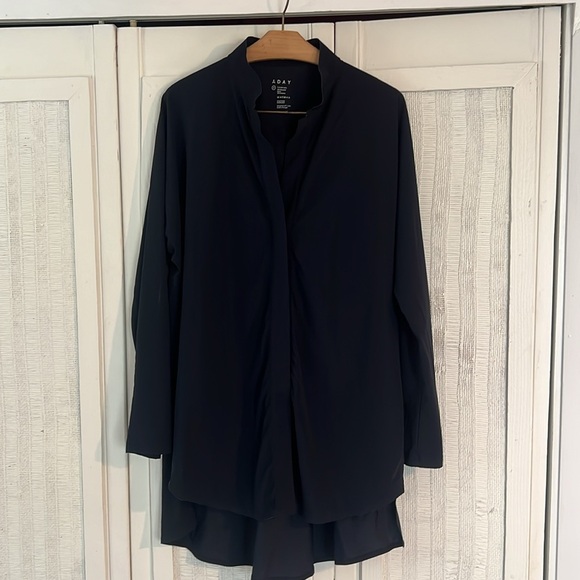 Aday something borrowed shirt navy SIZE XL Excellent Condition - Picture 5 of 10